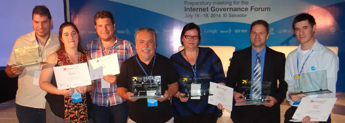 Premiados en el lugar