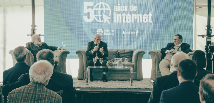 O LACNIC comemorou os 50 anos da Internet