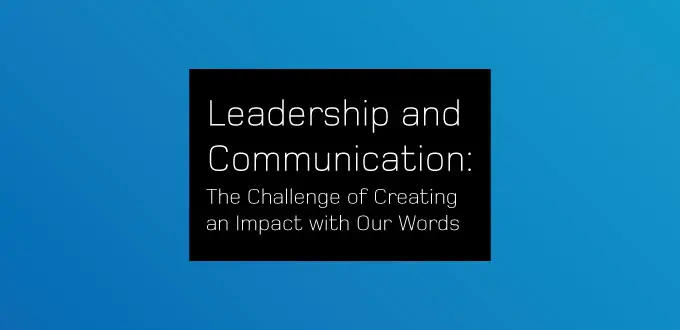 A Workshop to Learn How to Create an Impact with Words