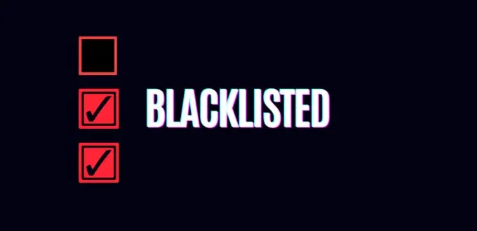 Cómo gestionar recursos listados en listas negras