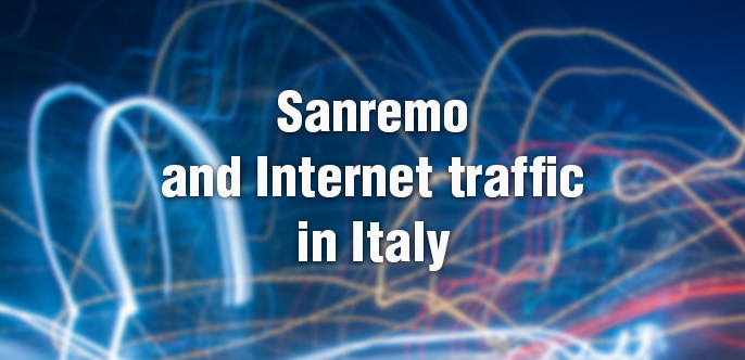 Sanremo and Internet traffic in Italy from the perspective of an Internet eXchange Point
