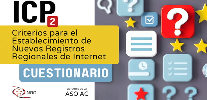 Consulta pública para fortalecer o Sistema de Registros Regionais da Internet