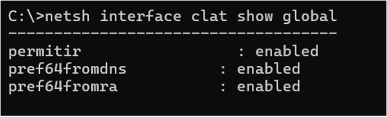 Interfaz CLAT observada en un entorno de Windows 11 Insider Preview.